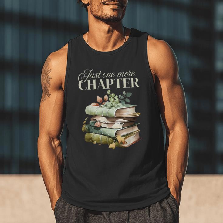 Just One More Chapter Book Lover Men Tank Top