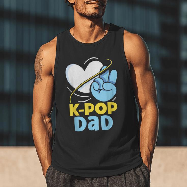 K-POP Dad Korean Lover K-Pop Music Cute Father Daddy Papa Men Tank Top