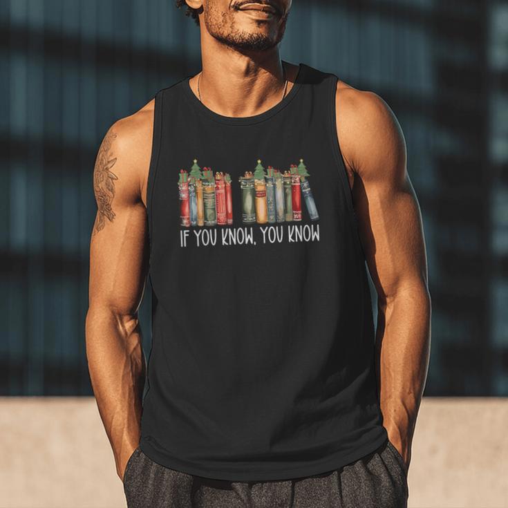 If You Know You Know 6 7 Reading Books Christmas 67 Meme Men Tank Top
