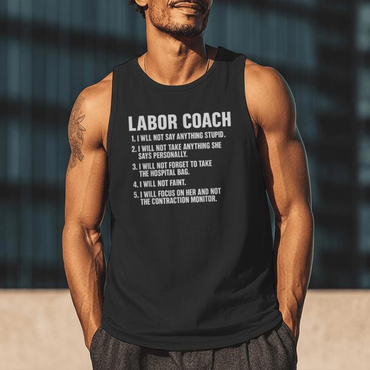 Labor Coach New Mom New Dad Hospital New Baby Shower Men Tank Top