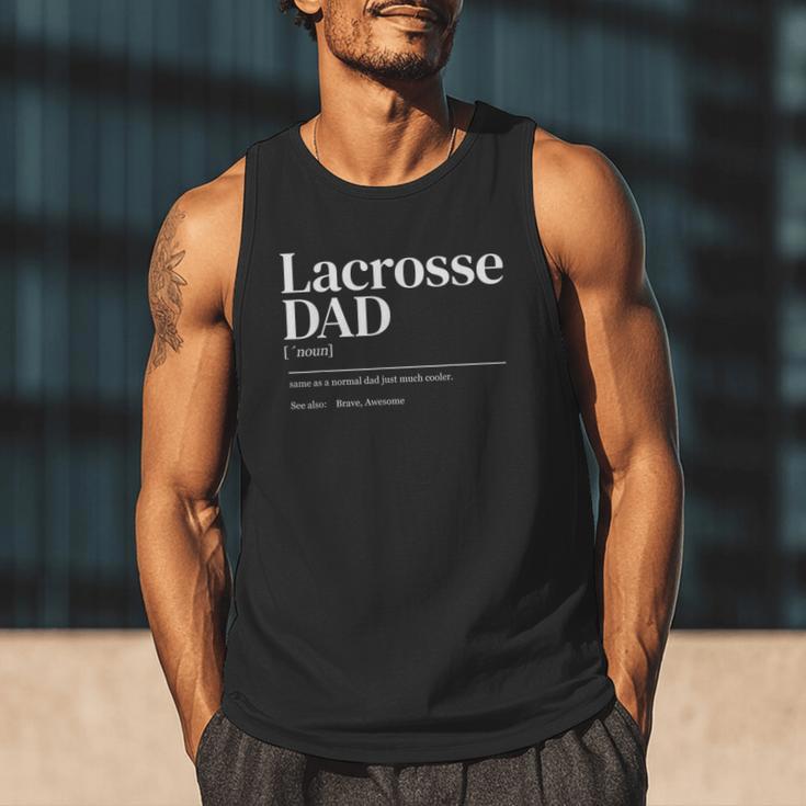 Lacrosse Quote Definition Men Dad Men Tank Top