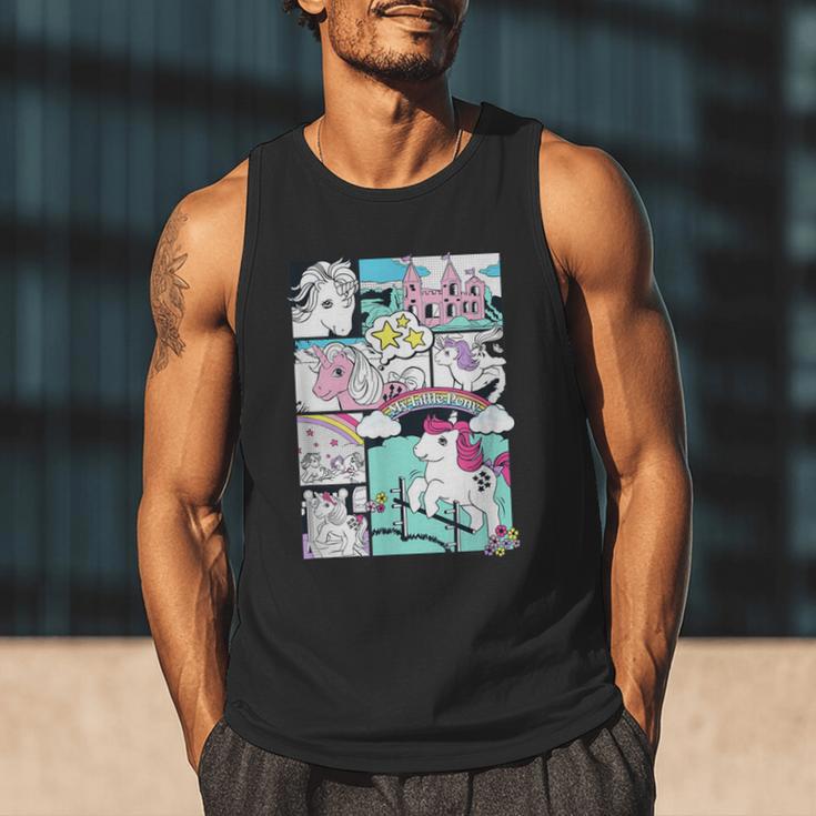 My Little Pony Classic Vintage Rainbow Castle Comic Book Men Tank Top