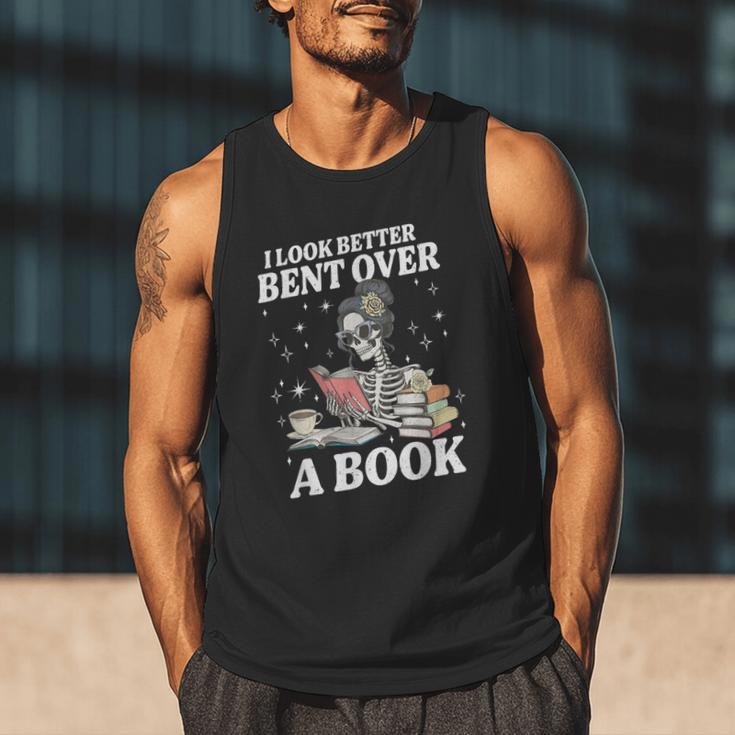 I Look Better Bent Over A Book Book Lover Men Tank Top