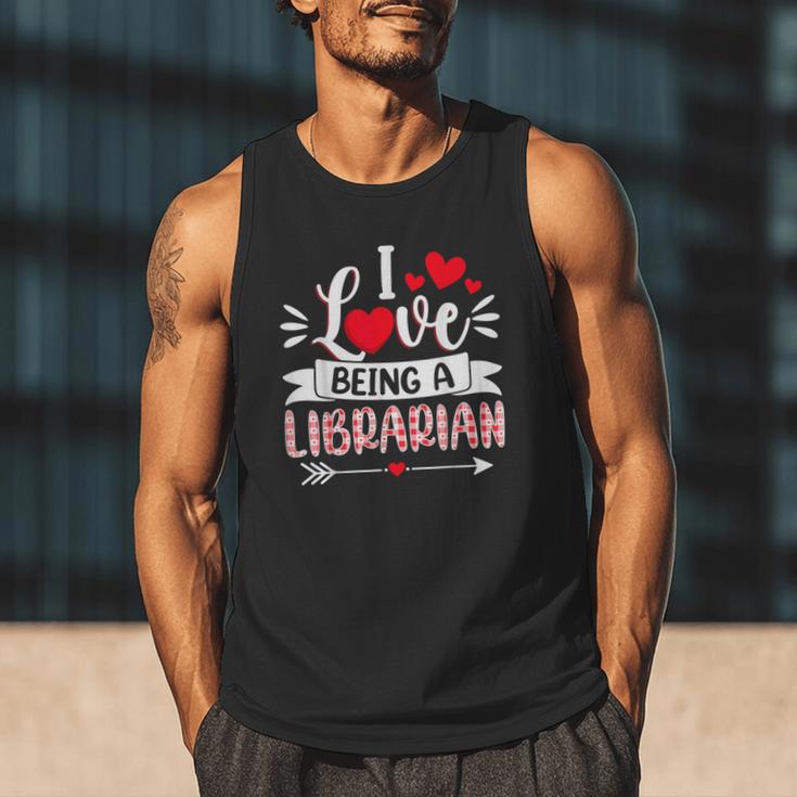 I Love Being A Librarian Library Book Valentine's Day Men Tank Top I Love Being A Librarian Library Book Valentine's Day Men Tank Top