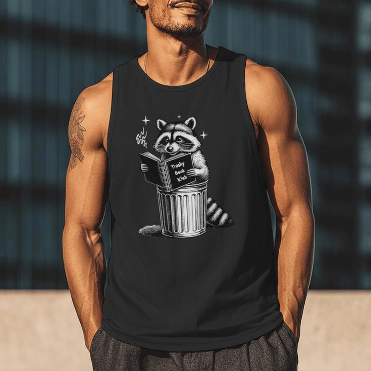 I Love Trashy Book Club Raccoon No Shelf Control Weirdcore Men Tank Top