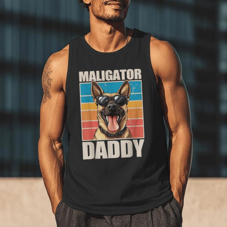 Malinois Dad Maligator Daddy Belgian Malinois Men Tank Top
