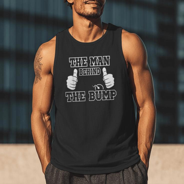 The Man Behind The Bump Baby Shower Shirts For Mom And Dad Men Tank Top The Man Behind The Bump Baby Shower Shirts For Mom And Dad Men Tank Top