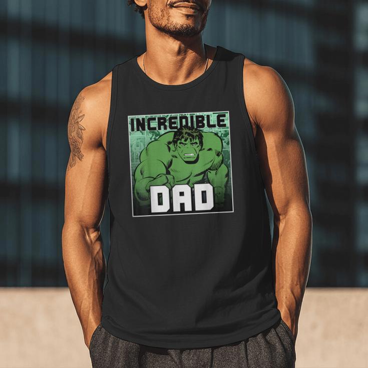 Marvel Comics Avengers Father's Day Hulk Incredible Dad Men Tank Top
