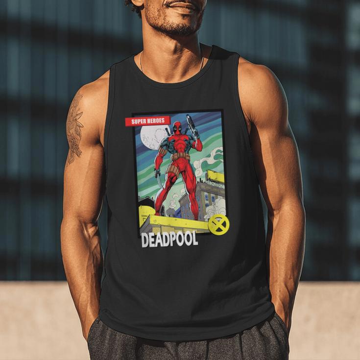Marvel Comics Deadpool Vintage Book Art Men Tank Top Marvel Comics Deadpool Vintage Book Art Men Tank Top