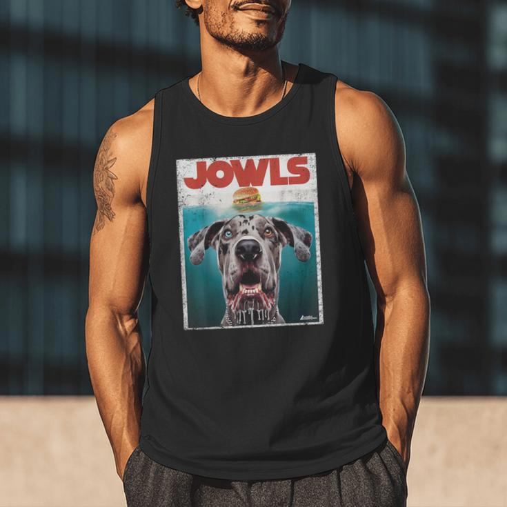 Merle Great Dane Jowls Paws Top Blue Eye Brown Dog Mom Dad For Men Women Girls Kids Men Tank Top