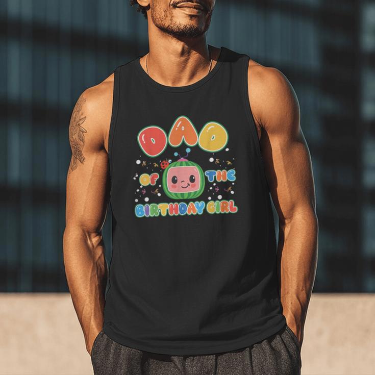 Mom And Dad Of The Birthday Girl Melon Family Matching Men Tank Top