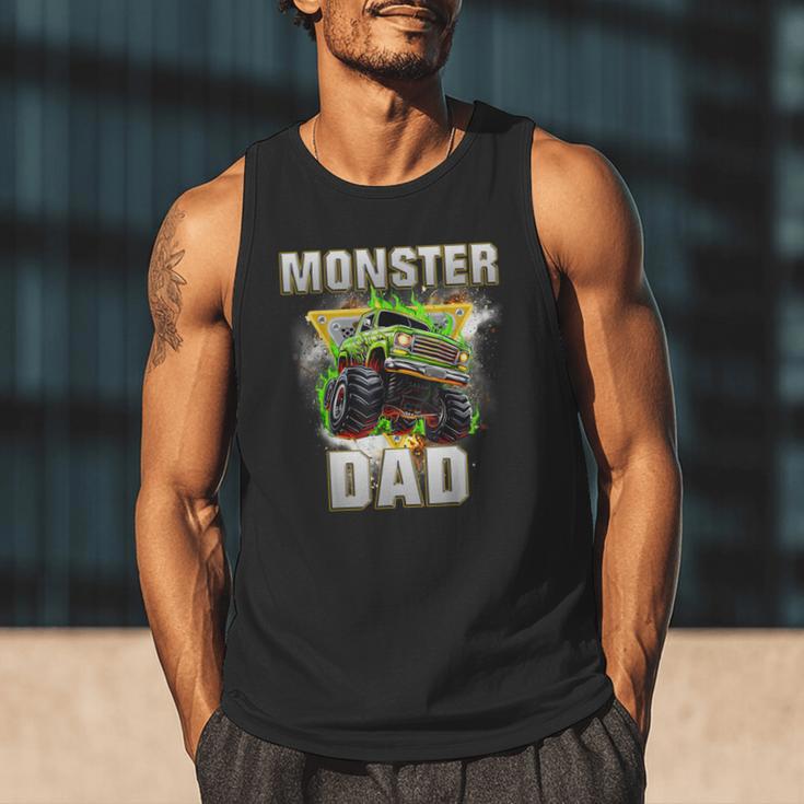 Monster Truck Dad Monster Truck Are My Jam Adults Kids Men Tank Top