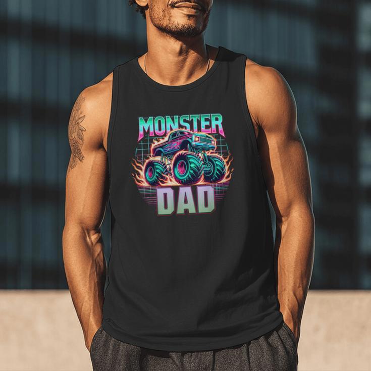 Monster Truck Dad Monster Truck Are My Jam Truck Lovers Men Tank Top