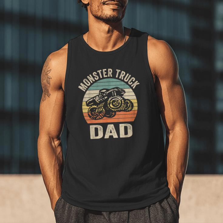 Monster Truck Dad Shirt Retro Vintage Monster Truck Shirt Men Tank Top