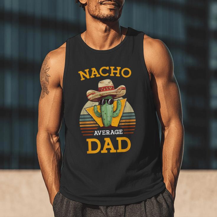 Nacho Average Dad Father Joke Vintage Cinco De Mayo Men Tank Top