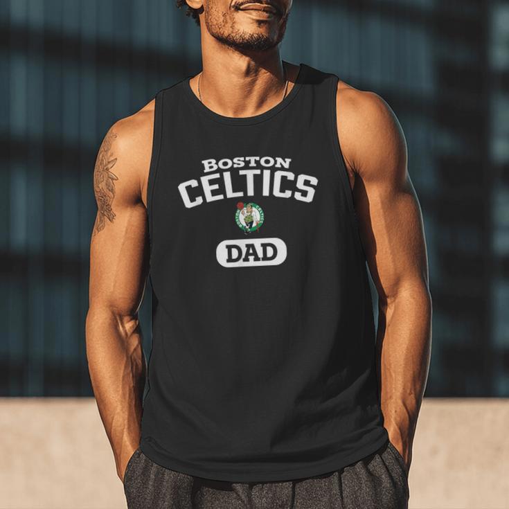 NBA Boston Celtics Dad Arched Team Logo Men Tank Top