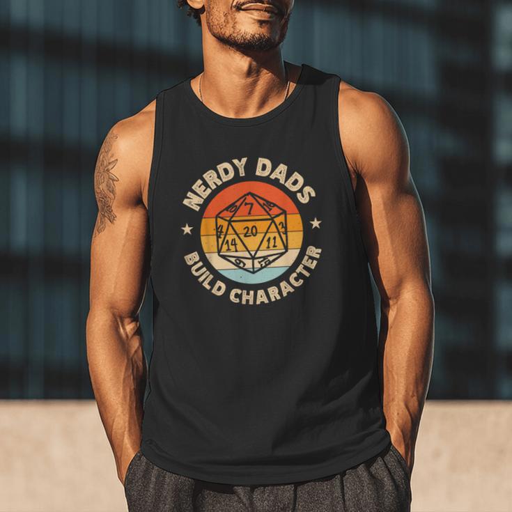 Nerdy Dads Build Character Men Tank Top