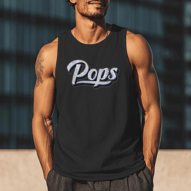 New Grandpa For Dad Called Pops Men Tank Top