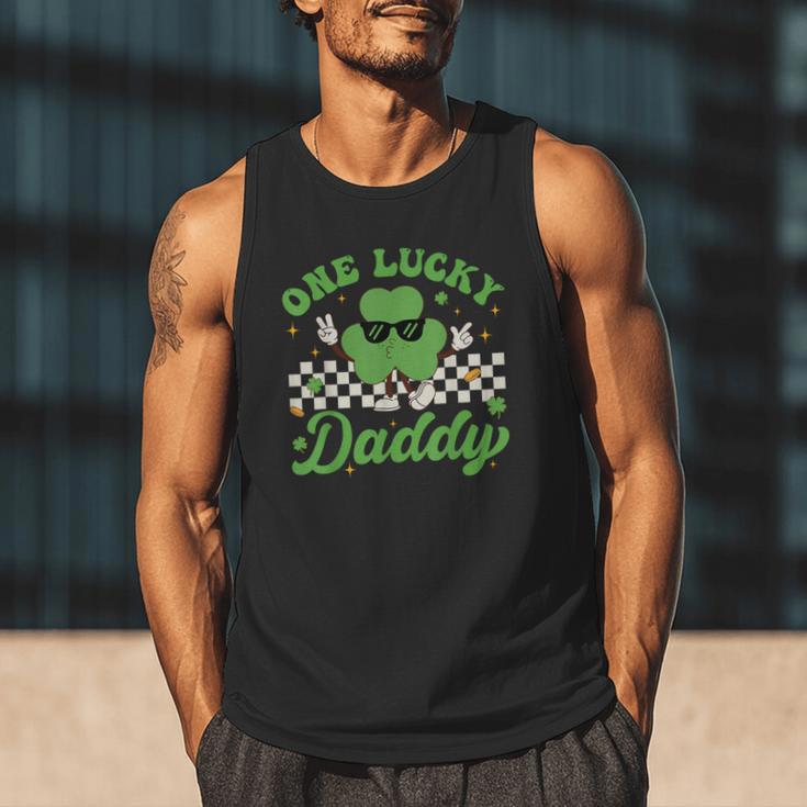 One Lucky Daddy St Patricks Day Dad Father Men Tank Top