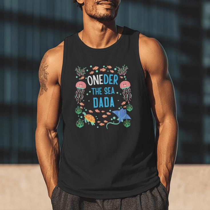 OneDer The Sea Dada 1st Birthday Dad Matching Men Tank Top