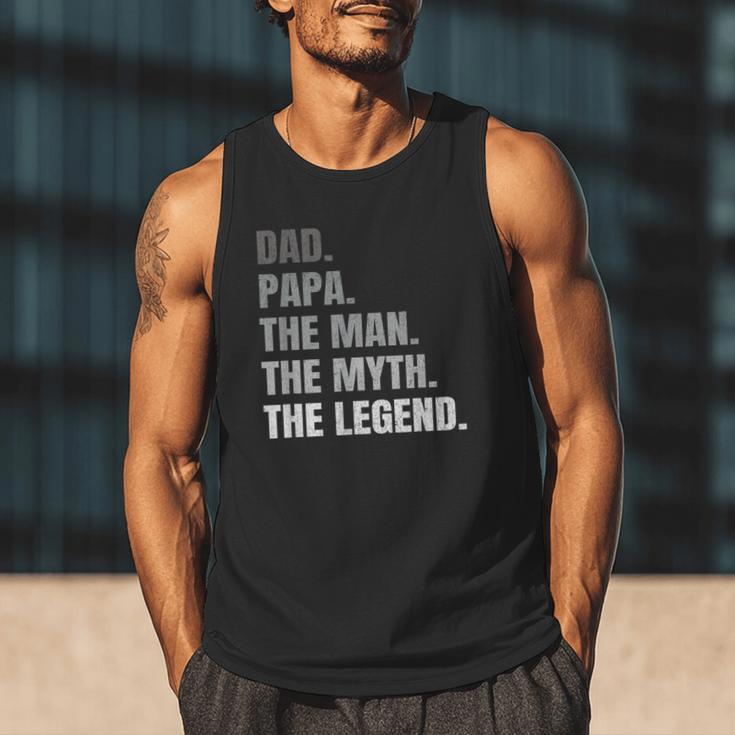 Papa Dad Legend Men Grandpa Christmas Father's Day Birthday Men Tank Top Papa Dad Legend Men Grandpa Christmas Father's Day Birthday Men Tank Top