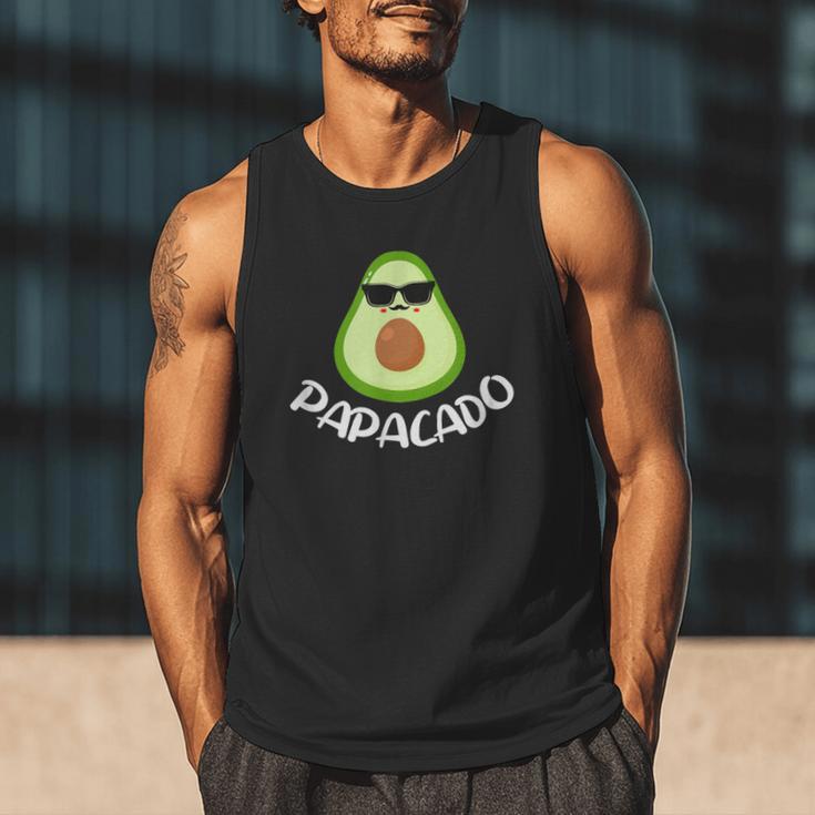 Papacado Avocado Dad Daddy Father's Day Men Tank Top