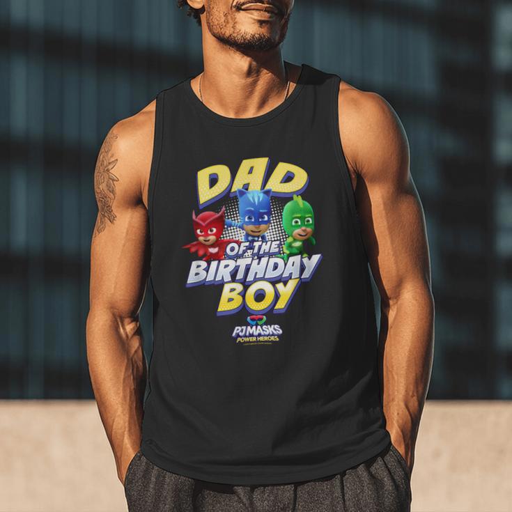 PJ Masks Group Shot Dad Of The Birthday Boy Logo Men Tank Top PJ Masks Group Shot Dad Of The Birthday Boy Logo Men Tank Top