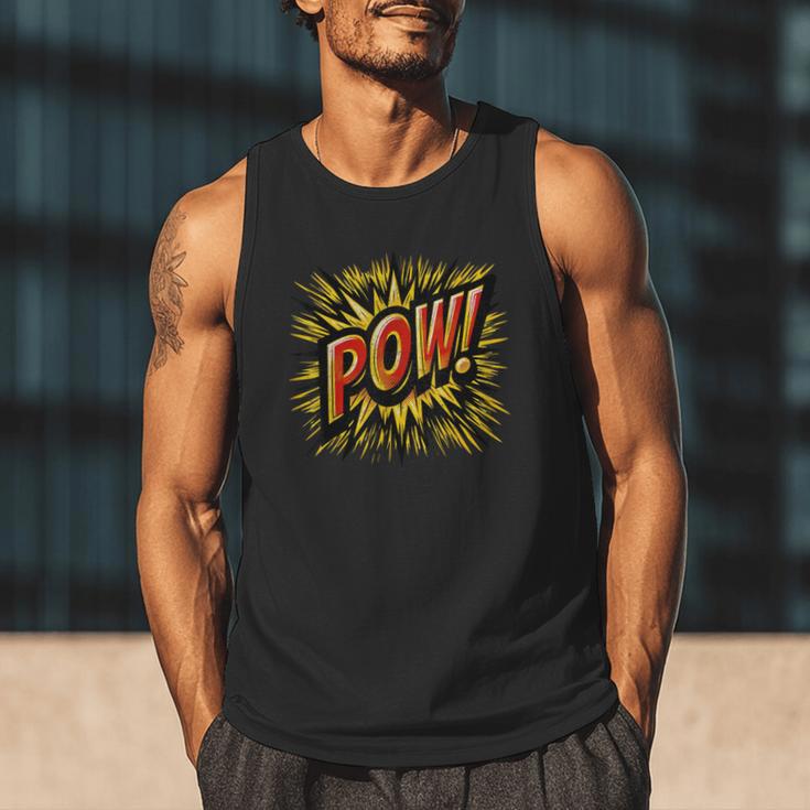 POW Comic Book Retro Artwork – Cartoon Collector Men Tank Top POW Comic Book Retro Artwork – Cartoon Collector Men Tank Top