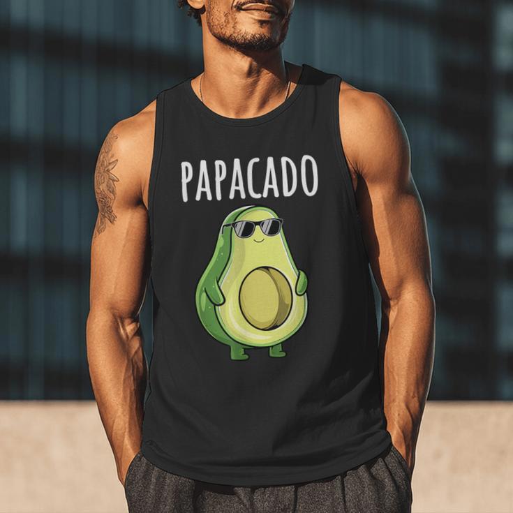 Pregnancy Announcement Shirts Men Dad Papacado Men Tank Top