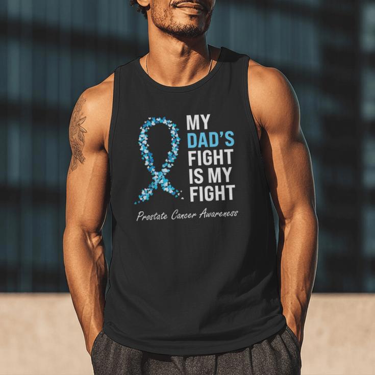 Prostate Cancer Awareness Light Blue Ribbon Dad Survivor Men Tank Top Prostate Cancer Awareness Light Blue Ribbon Dad Survivor Men Tank Top