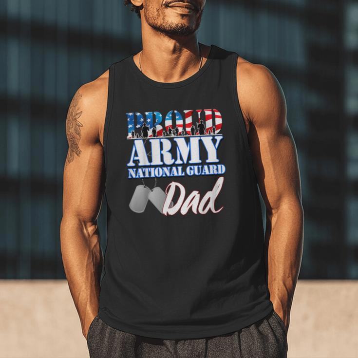 Proud Army National Guard Dad Fathers Day Shirt Men Men Tank Top