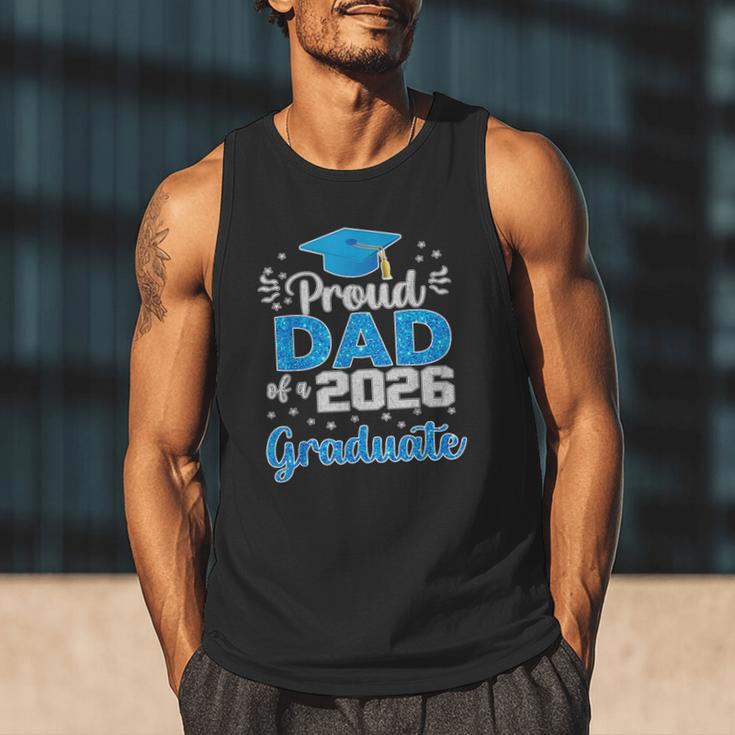 Proud Dad Of a Class Of 2026 Graduate Senior 2026 Men Tank Top