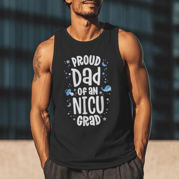 Proud Dad Of An NICU Grad NICU Graduate Father Parents Men Tank Top