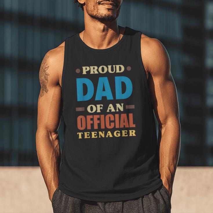 Proud Dad Of An Official Teenager 13th Birthday Family Men Tank Top Proud Dad Of An Official Teenager 13th Birthday Family Men Tank Top
