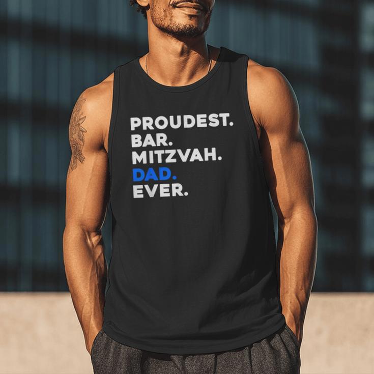 PROUDEST BAR MITZVAH DAD EVER Jewish BOY Celebration Men Tank Top