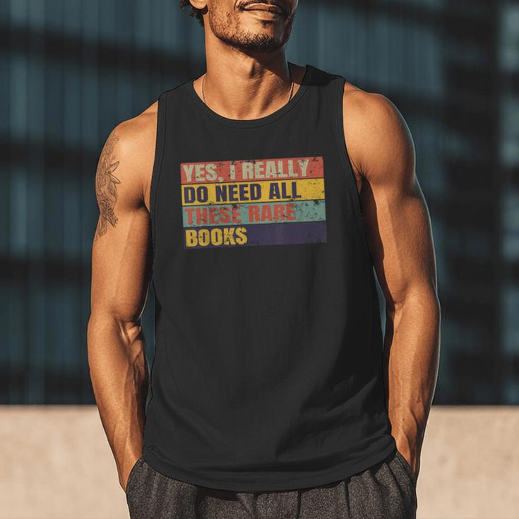 Rare Book Collector Antiquarian Antique Books Collecting Men Tank Top