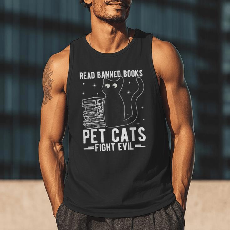Read Banned Books Pet Cats Fight Evil Read Banned Books Men Tank Top Read Banned Books Pet Cats Fight Evil Read Banned Books Men Tank Top