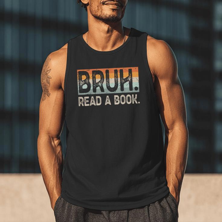 Read A Book Bruh Cool Ela English Teacher Reading Literature Men Tank Top Read A Book Bruh Cool Ela English Teacher Reading Literature Men Tank Top