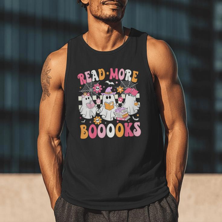 Read More Books Ghosts Reading Book Teacher Halloween Men Tank Top Read More Books Ghosts Reading Book Teacher Halloween Men Tank Top