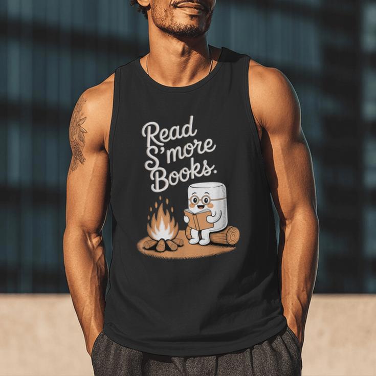 Read S'More Books Camping Outdoors Reading Campfire Smores Men Tank Top Read S'More Books Camping Outdoors Reading Campfire Smores Men Tank Top