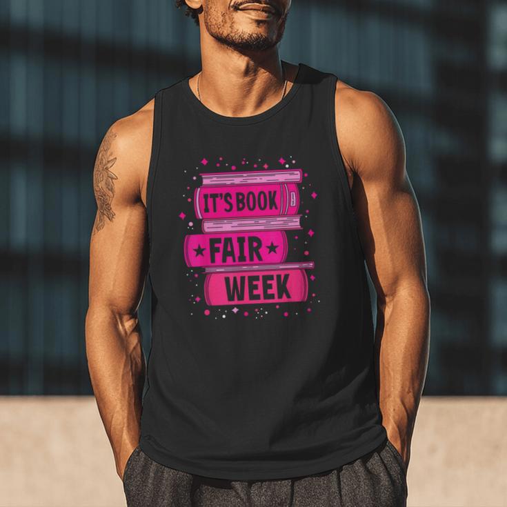 Reading Books Its Book Fair Week Men Tank Top