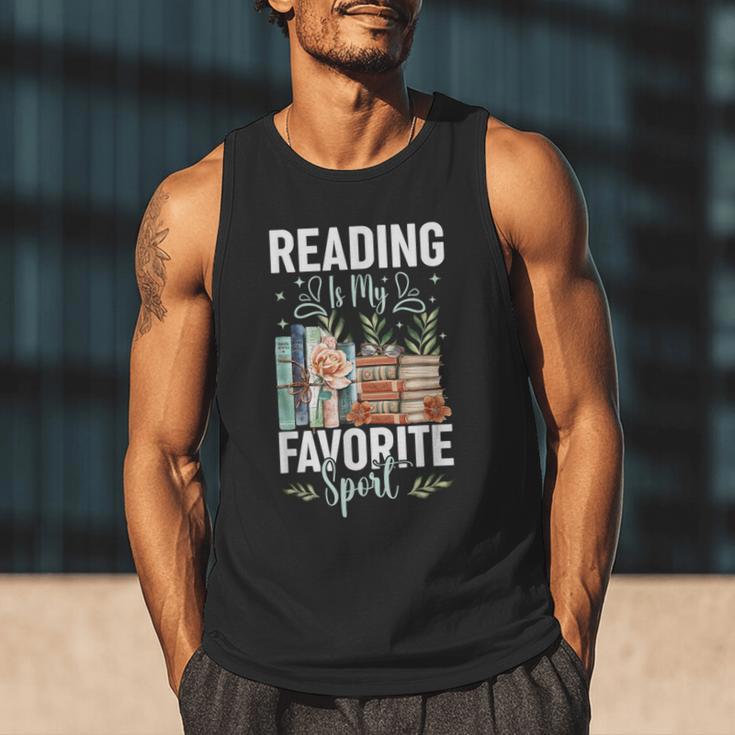 Reading Is My Favorite Sport Bookworm Men Tank Top Reading Is My Favorite Sport Bookworm Men Tank Top