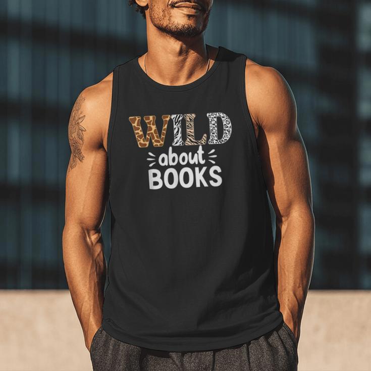 Reading Lover Wild About Books Reading Books And Bookworm Men Tank Top