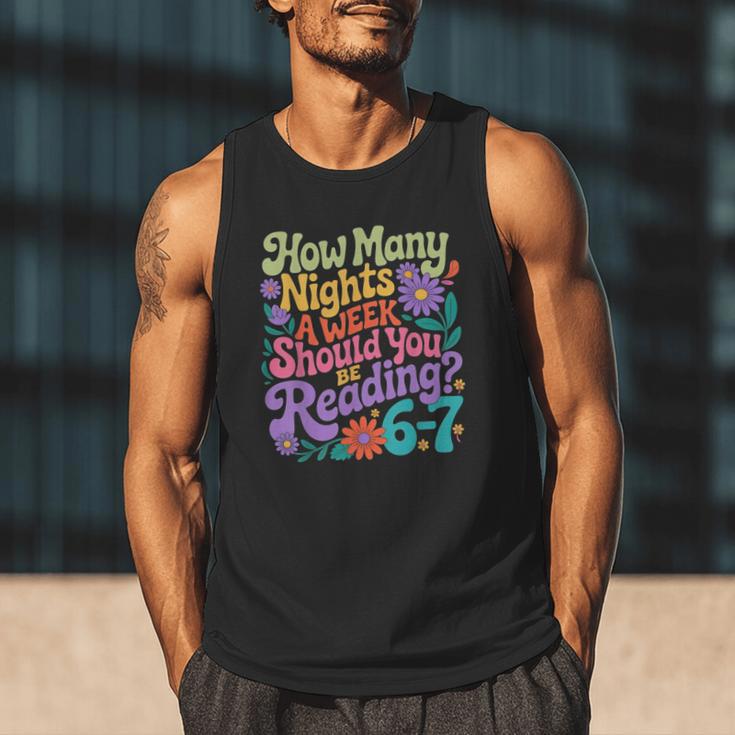 Reading Six Seven Meme Book Lover 67 Teacher 6 7 Men Tank Top Reading Six Seven Meme Book Lover 67 Teacher 6 7 Men Tank Top