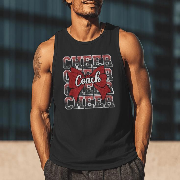 Red Sport Loud Proud Cheer Coach Dad Father's Day Men Tank Top
