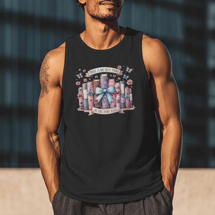 There’s No Such Thing As Too Many Books Men Tank Top