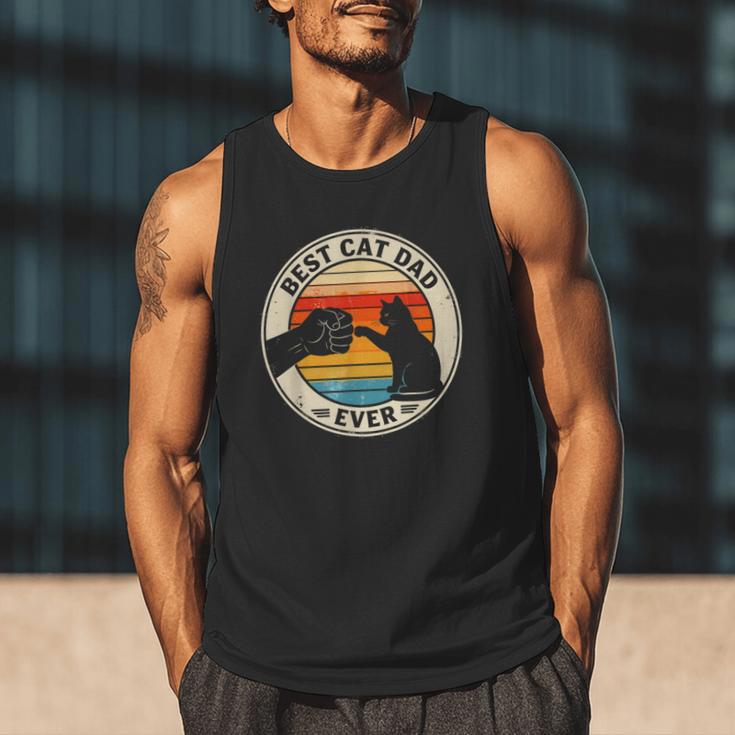 Retro Cat Dad Ever Cats Lovers For Men Women And Kids Men Tank Top Retro Cat Dad Ever Cats Lovers For Men Women And Kids Men Tank Top