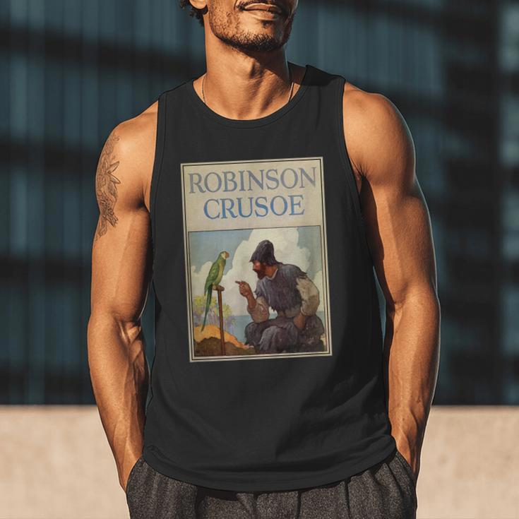 Robinson Crusoe Book Cover 1920 Men Tank Top