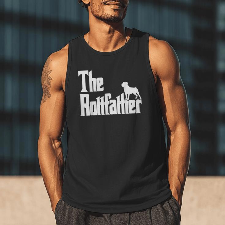 The RottFather Rottweiler Dad Shirt Men Men Tank Top