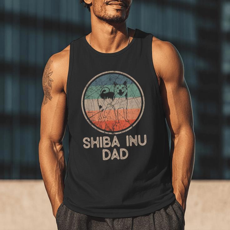 Shiba Inu Dog Vintage Shiba Inu Dad Men Women Men Tank Top